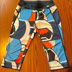 Colorful Geometric Fila Capris
